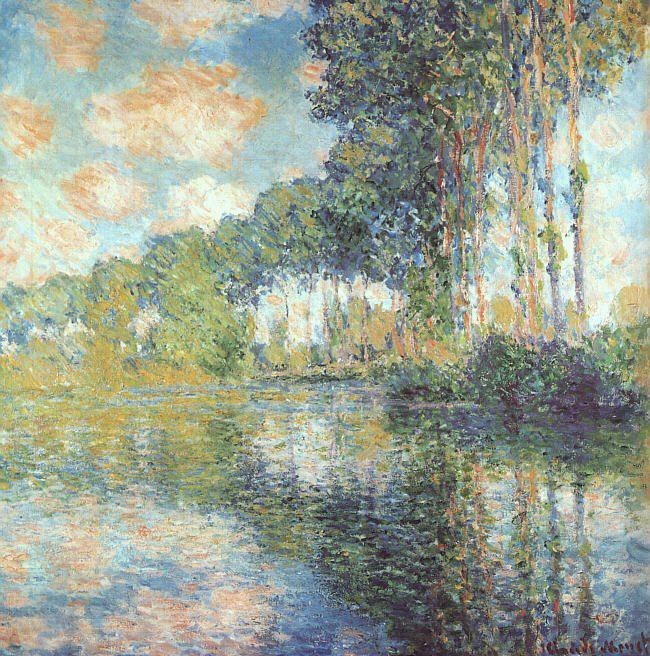 Claude Monet Poplars on the Epte
